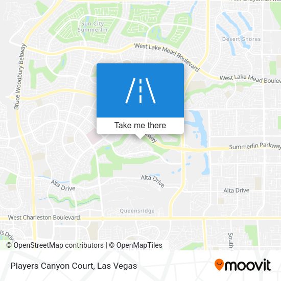 Players Canyon Court map