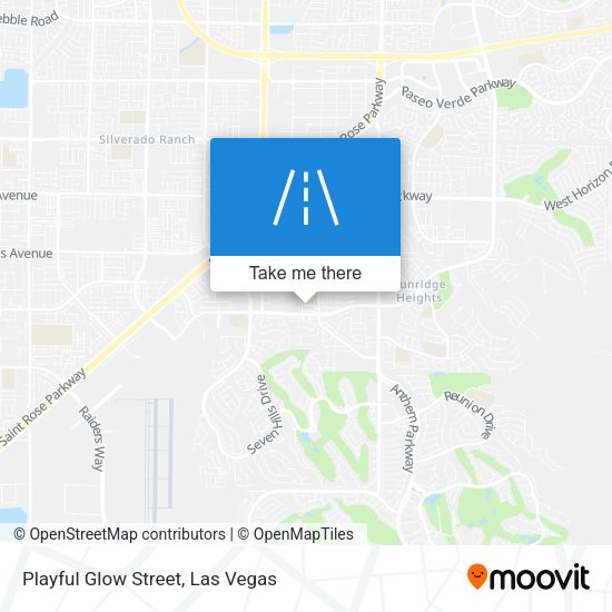 Playful Glow Street map