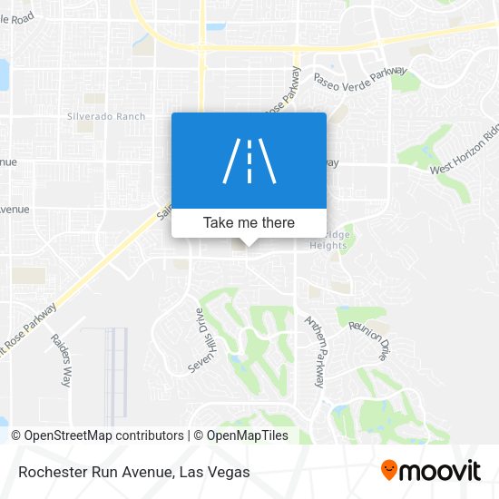 Rochester Run Avenue map