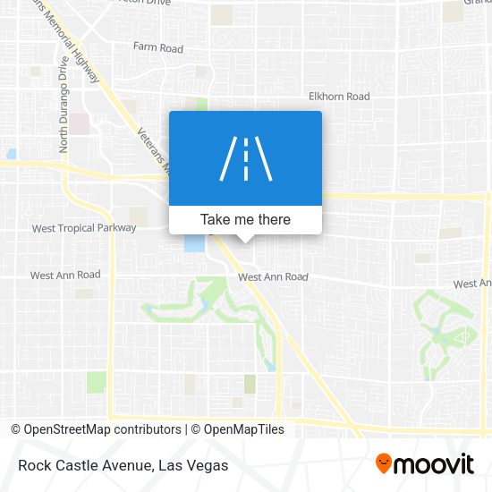 Rock Castle Avenue map