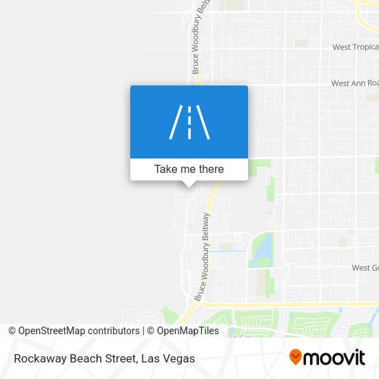 Rockaway Beach Street map