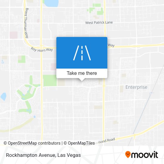 Mapa de Rockhampton Avenue