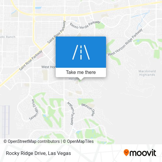 Rocky Ridge Drive map