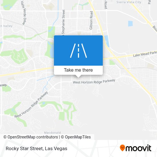 Mapa de Rocky Star Street