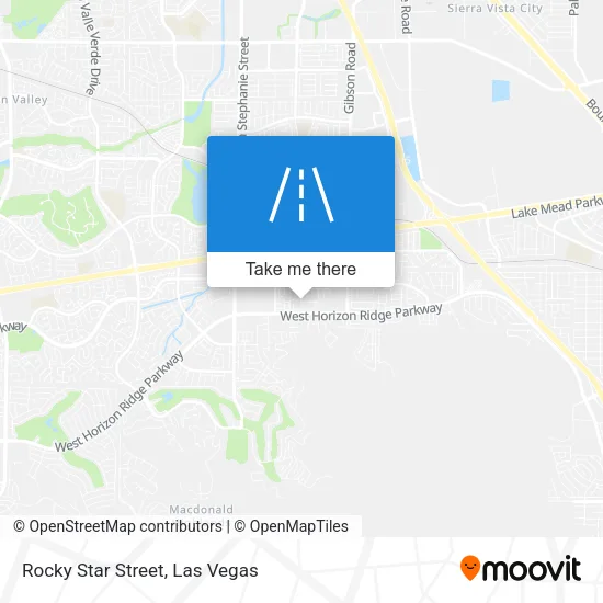 Rocky Star Street map