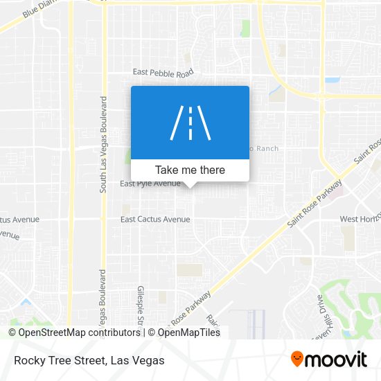 Mapa de Rocky Tree Street