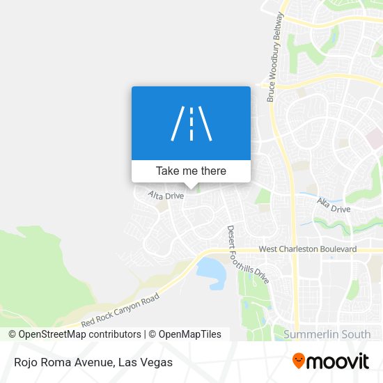 Rojo Roma Avenue map