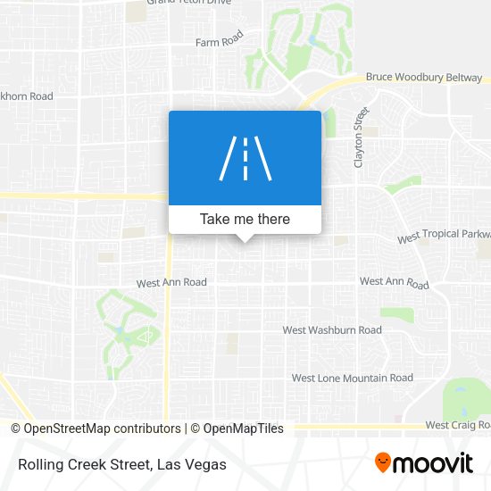 Mapa de Rolling Creek Street