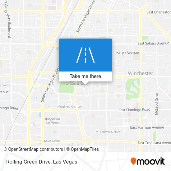 Rolling Green Drive map