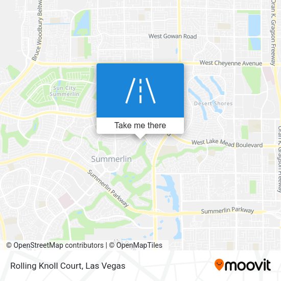Rolling Knoll Court map