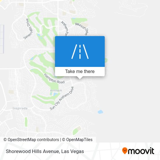 Mapa de Shorewood Hills Avenue