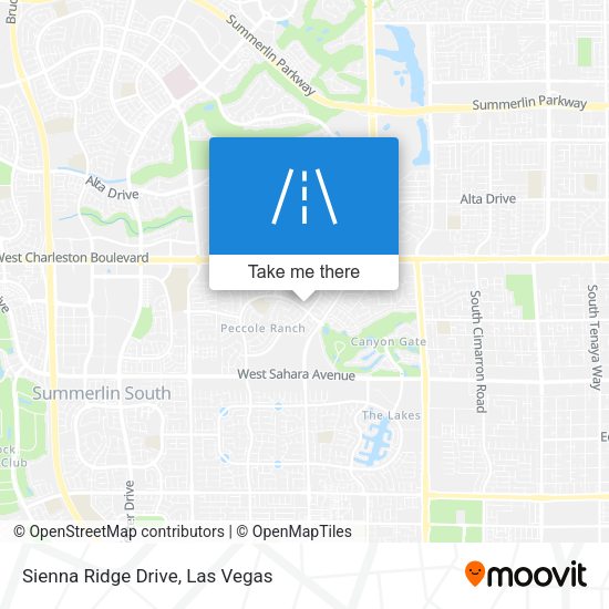 Mapa de Sienna Ridge Drive