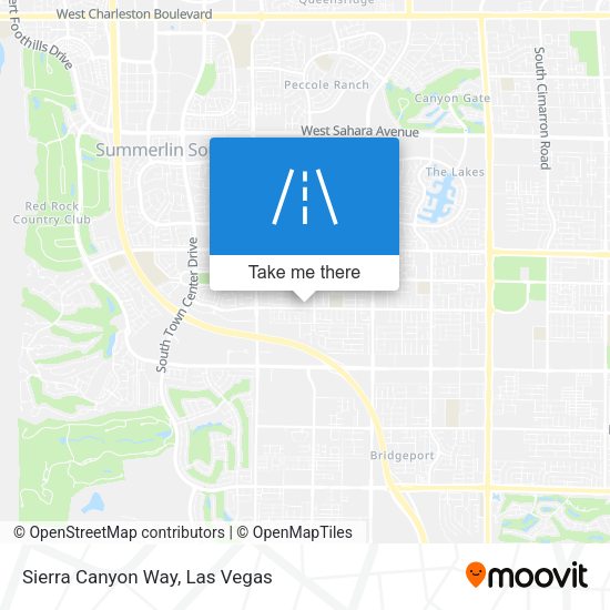 Mapa de Sierra Canyon Way