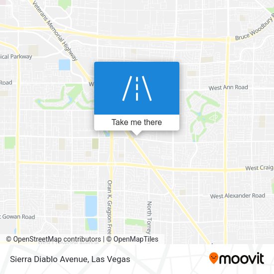 Sierra Diablo Avenue map