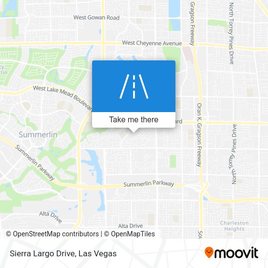 Sierra Largo Drive map