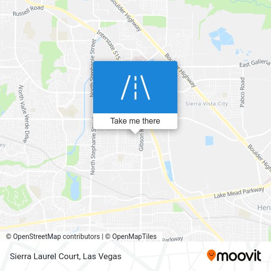 Sierra Laurel Court map