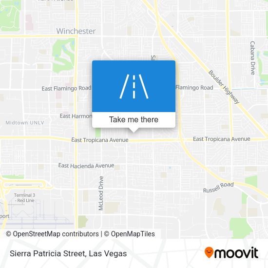 Mapa de Sierra Patricia Street