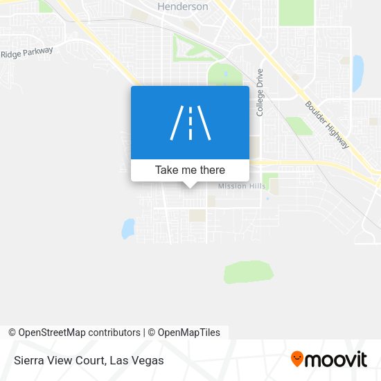 Sierra View Court map