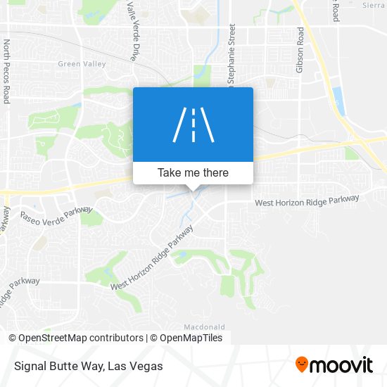 Signal Butte Way map