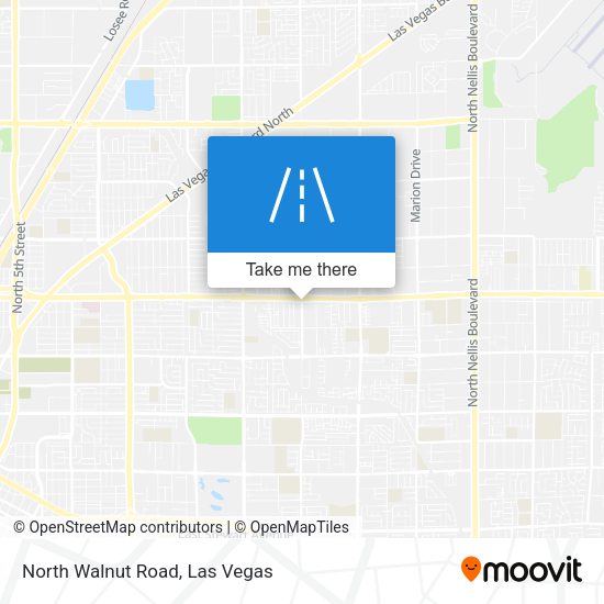 North Walnut Road map