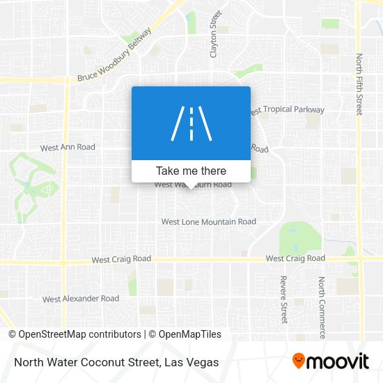 Mapa de North Water Coconut Street