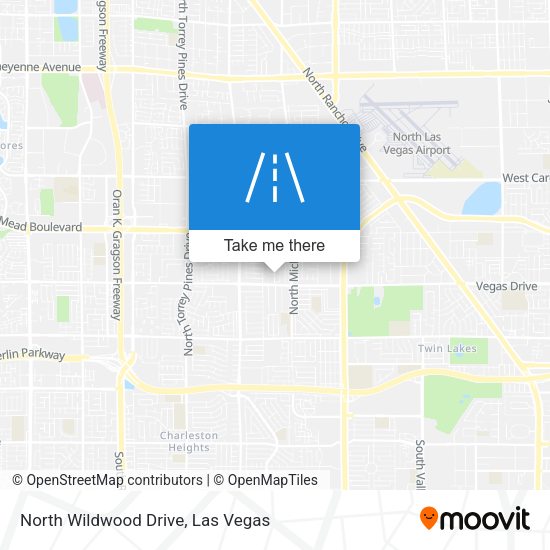 North Wildwood Drive map
