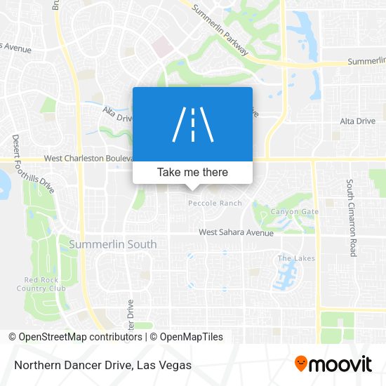 Northern Dancer Drive map