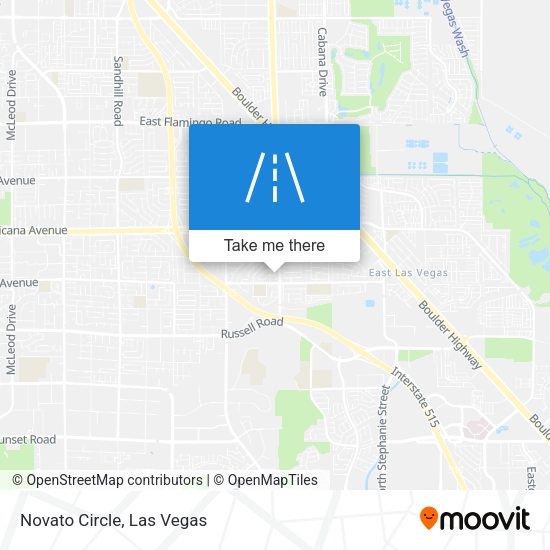 Mapa de Novato Circle