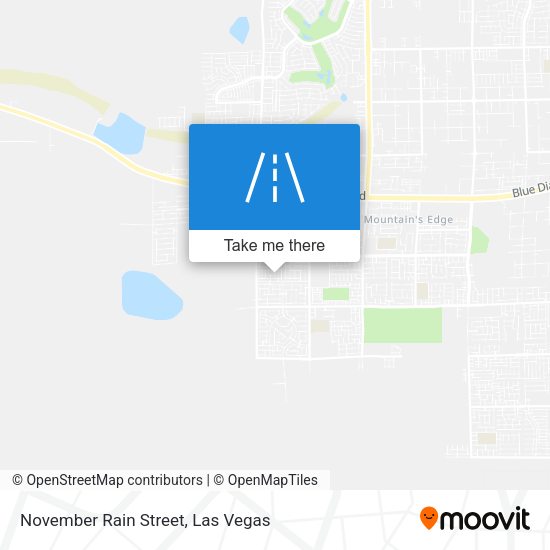 November Rain Street map