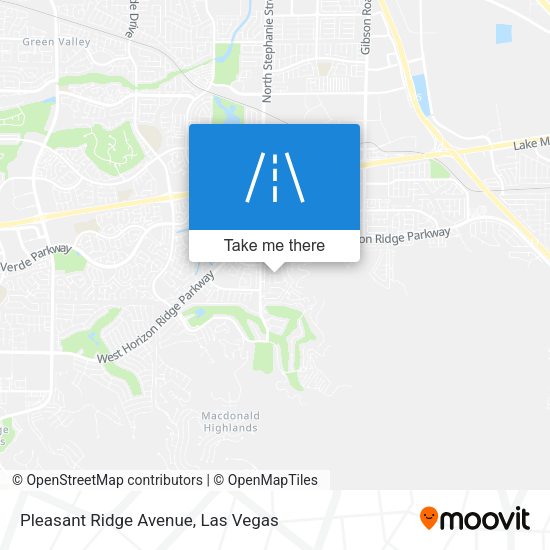 Pleasant Ridge Avenue map