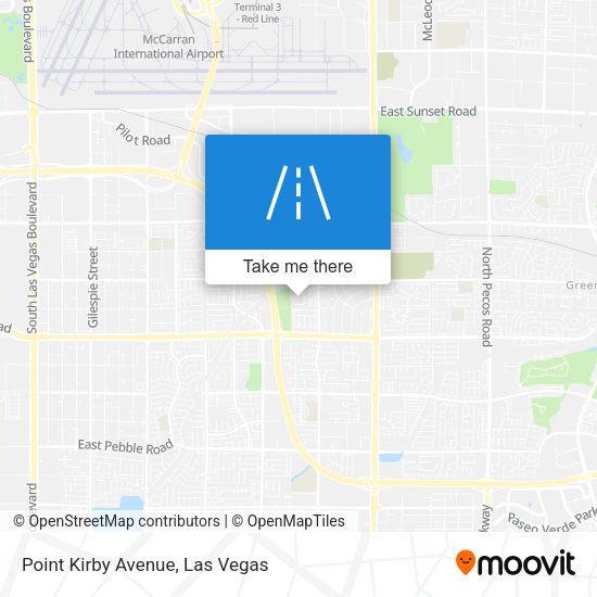 Point Kirby Avenue map