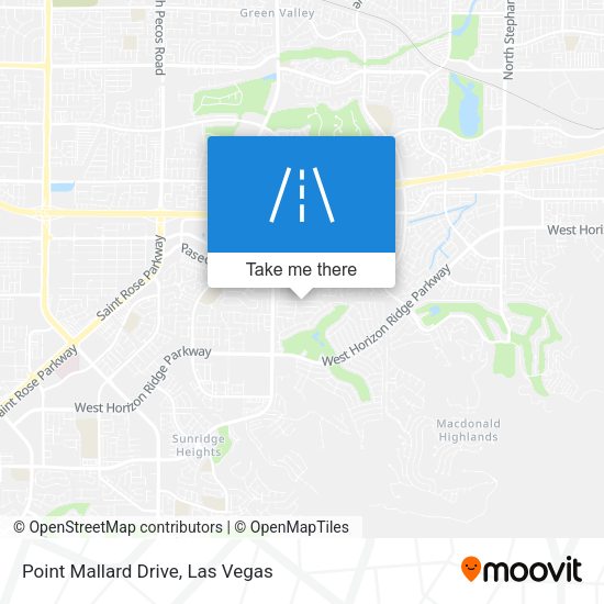 Point Mallard Drive map