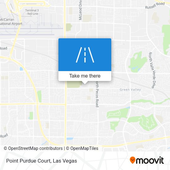 Point Purdue Court map
