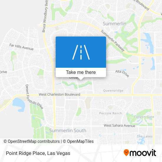 Mapa de Point Ridge Place