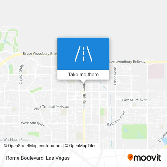 Rome Boulevard map