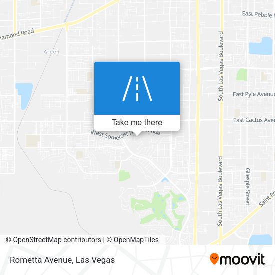 Mapa de Rometta Avenue