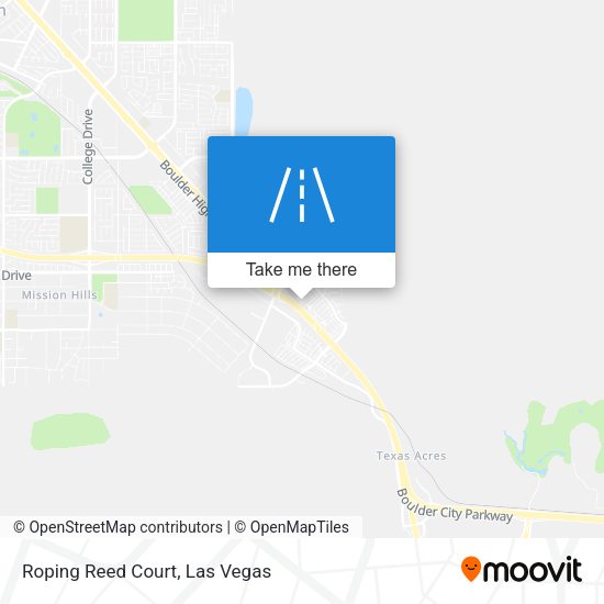 Roping Reed Court map