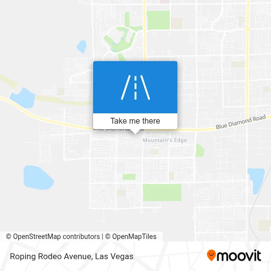 Roping Rodeo Avenue map