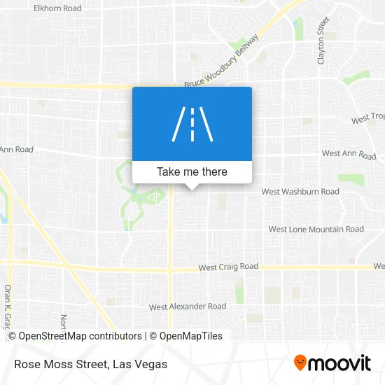 Mapa de Rose Moss Street