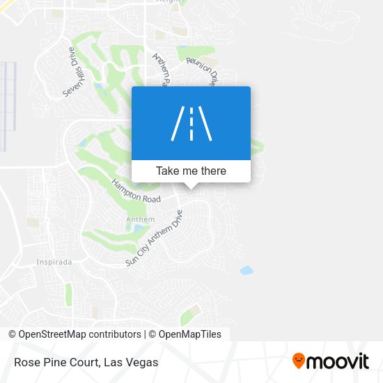 Mapa de Rose Pine Court