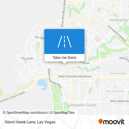 Silent Hawk Lane map