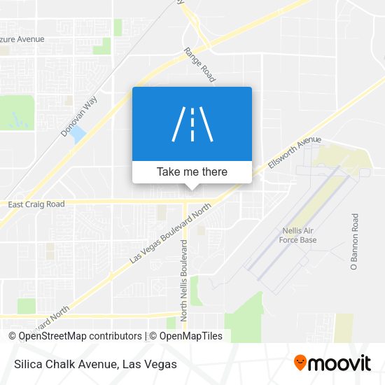 Mapa de Silica Chalk Avenue