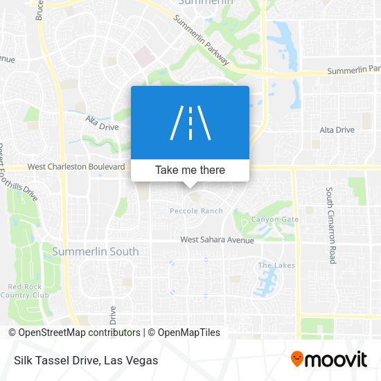 Silk Tassel Drive map