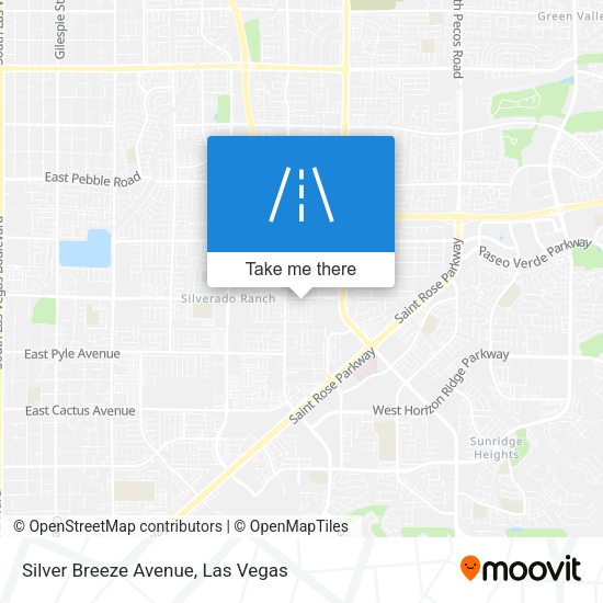 Mapa de Silver Breeze Avenue