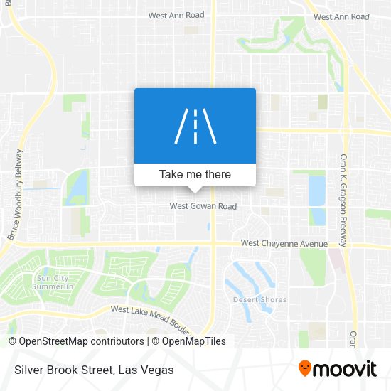 Mapa de Silver Brook Street