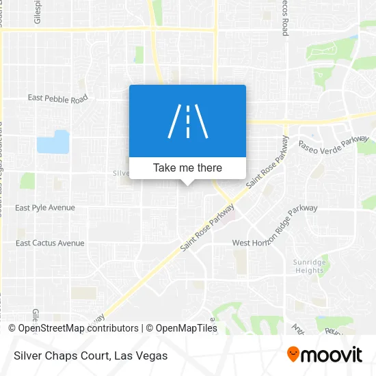 Silver Chaps Court map