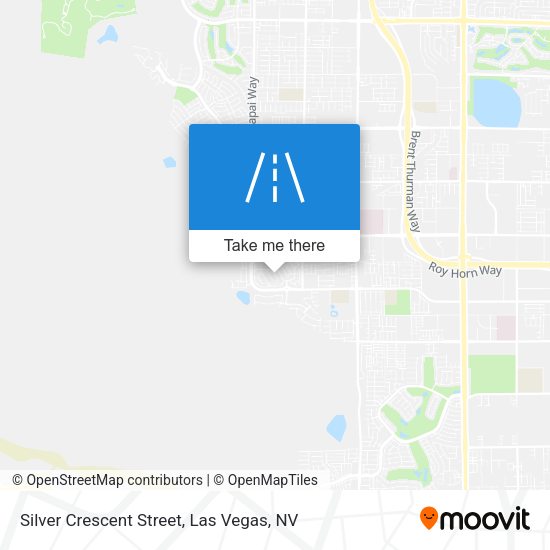 Silver Crescent Street map