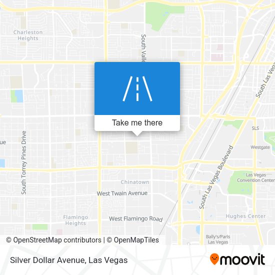 Silver Dollar Avenue map