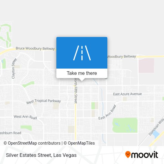 Silver Estates Street map