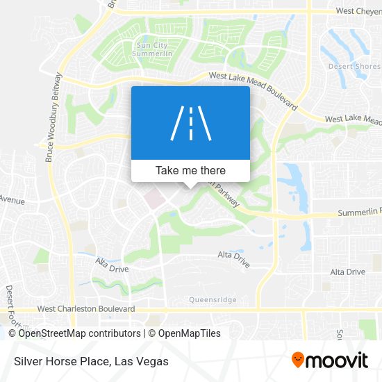 Mapa de Silver Horse Place